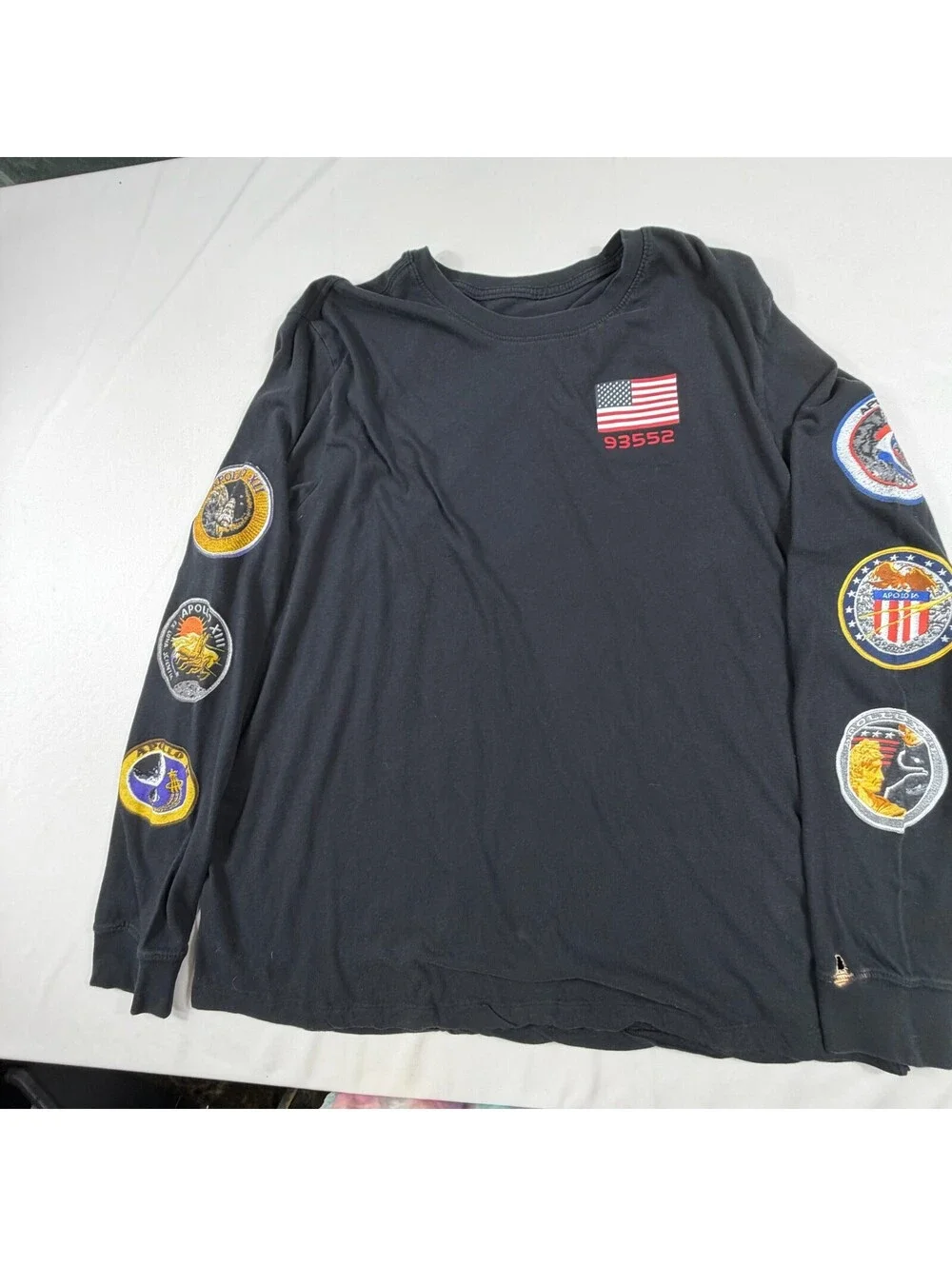Nike The Nike Tee Black Long Sleeve Shirt XXL